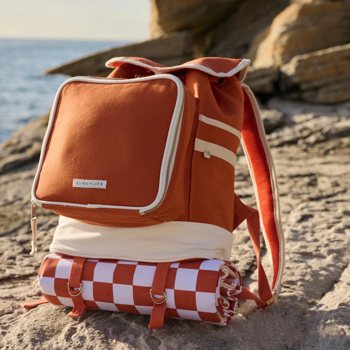Luxe Picnic Backpack - Terracotta-Travel & Outdoors-Sunny Life-The Bay Room