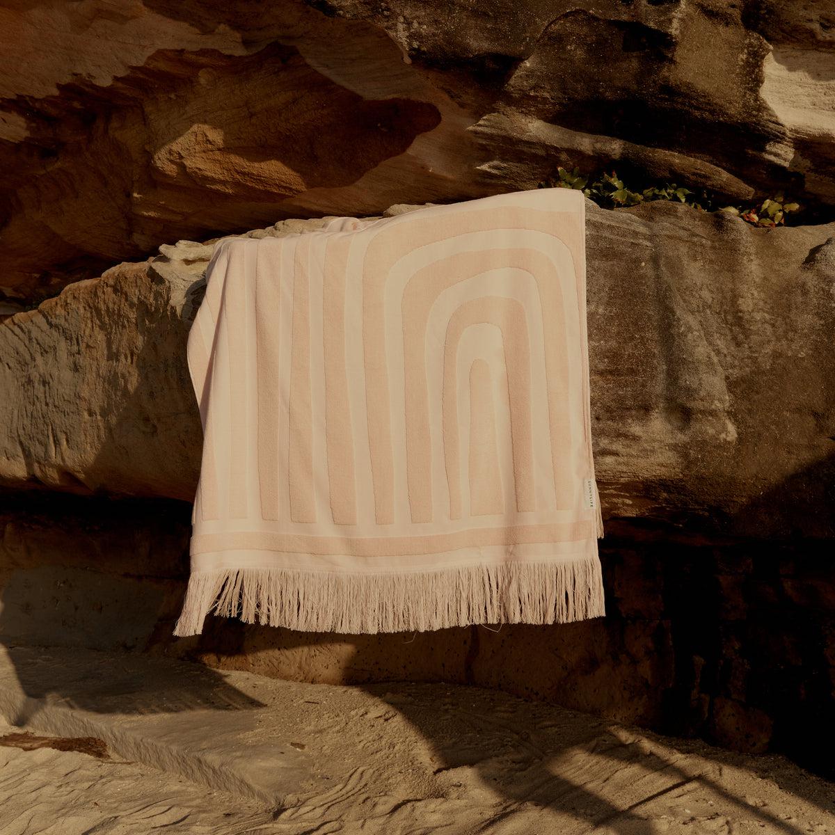 Luxe Towel - Salmon-Travel & Outdoors-Sunny Life-The Bay Room