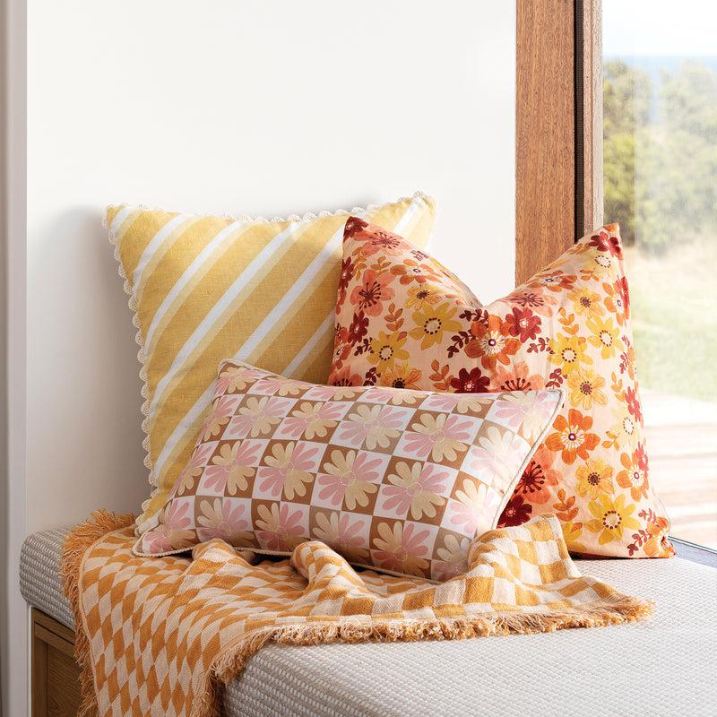 Matilda Blossom Cushion 60x60cm-Soft Furnishings-Bonnie & Neil-The Bay Room