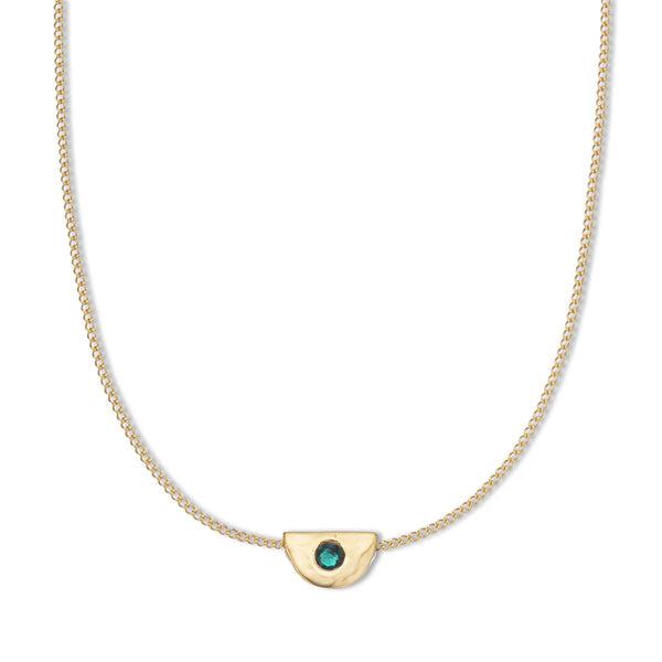 May Emerald Birthstone Necklace-Jewellery-Palas-The Bay Room