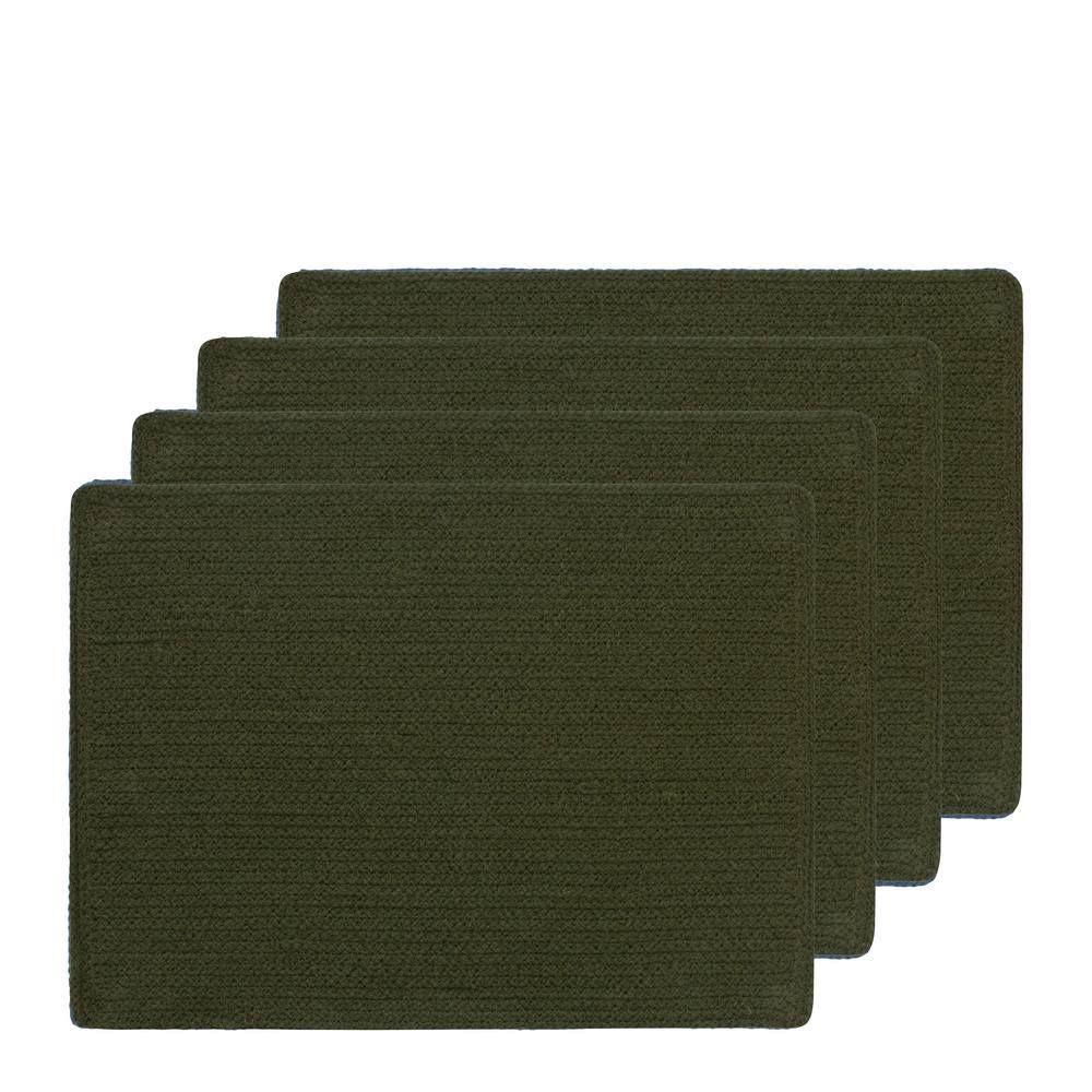 Miller Braided Placemat - Olive-Soft Furnishings-J.elliot-The Bay Room