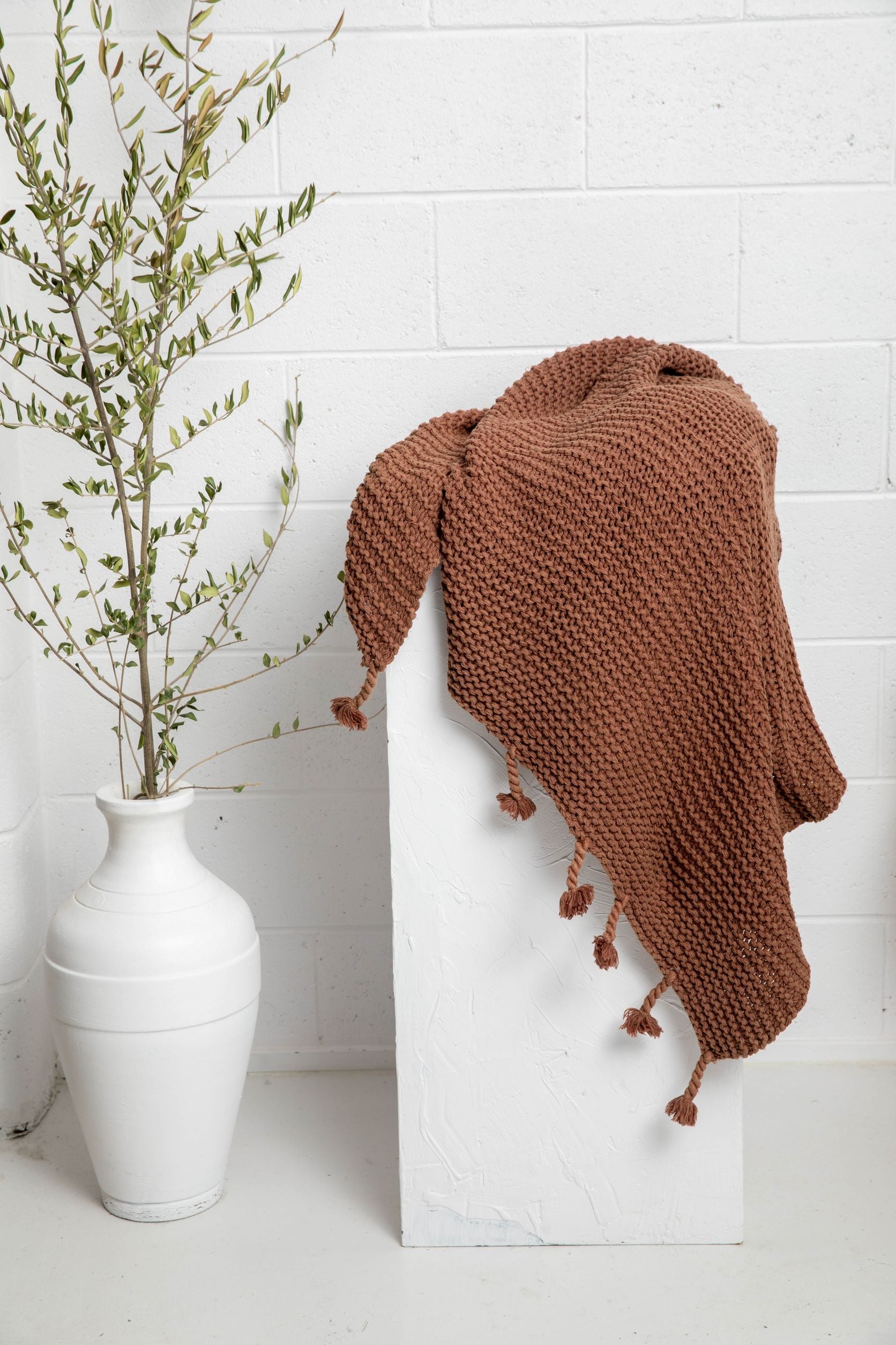 Mont Clair Throw - Rust-Soft Furnishings-Holiday-The Bay Room