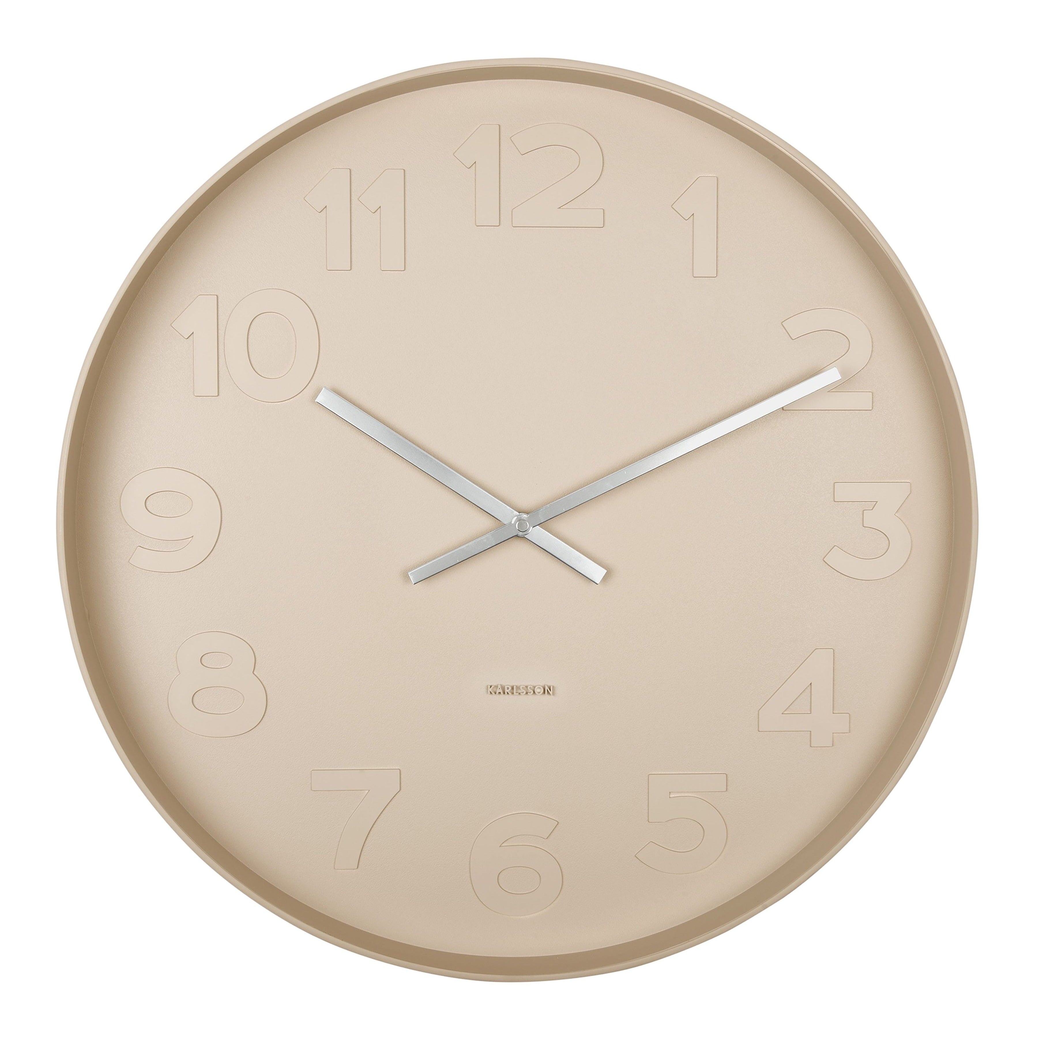 Mr Brown Wall Clock 51cm-Wall Decor-Karlsson-The Bay Room
