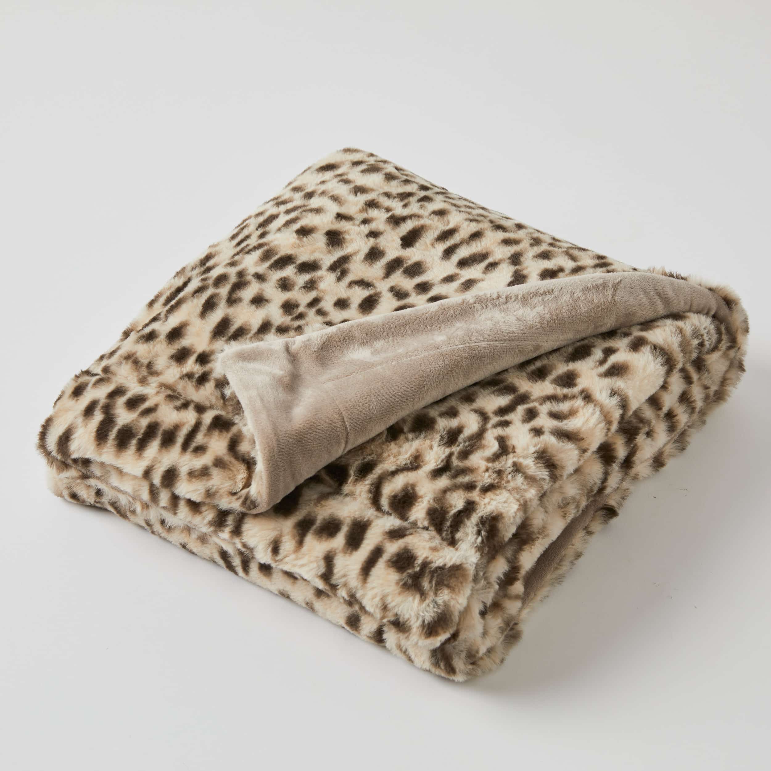 Muse Faux Fur Baby Blanket - Animal Print-Nursery & Nurture-Pilbeam Living-The Bay Room