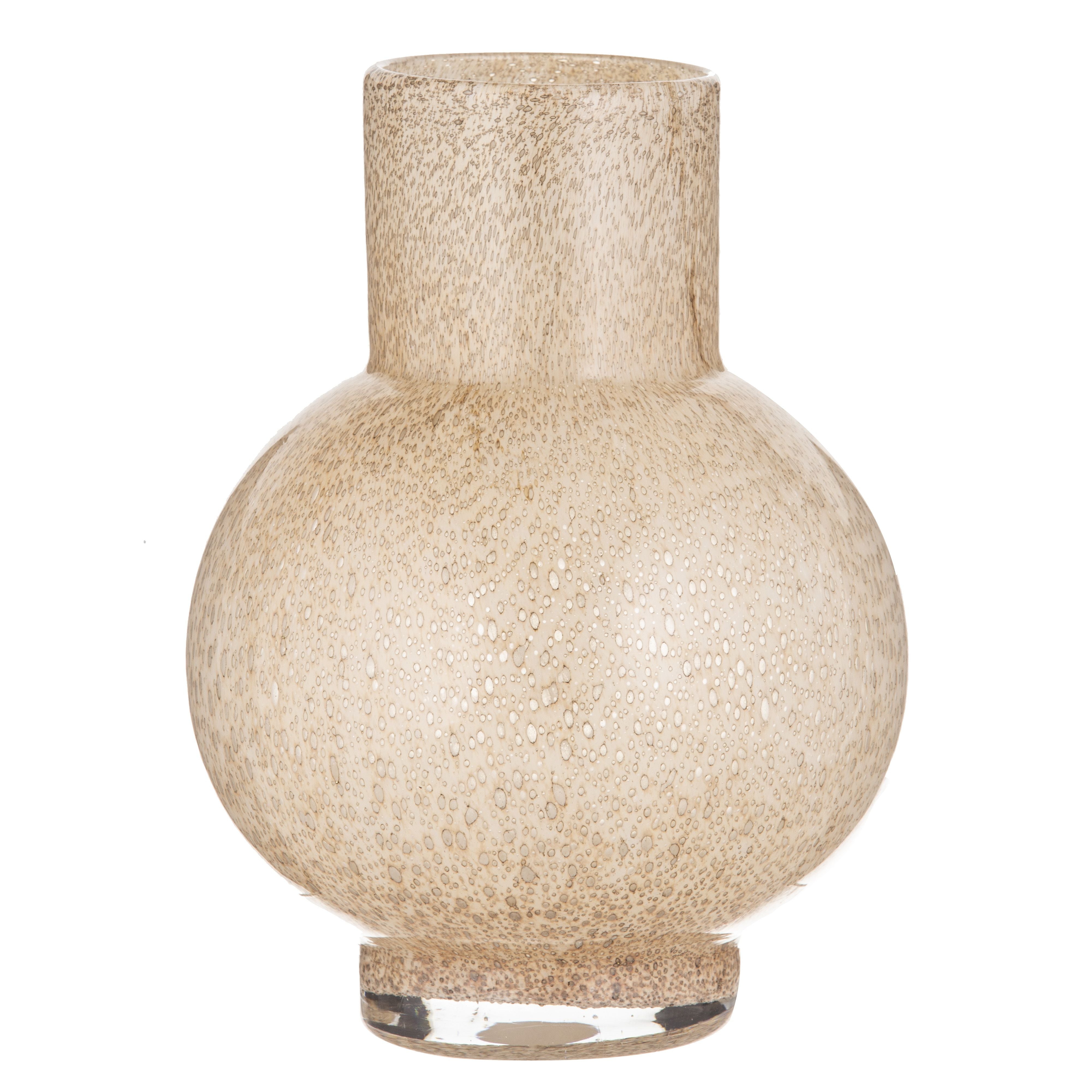 Noma Vase Beige 28cm-Pots, Planters & Vases-Amalfi-The Bay Room