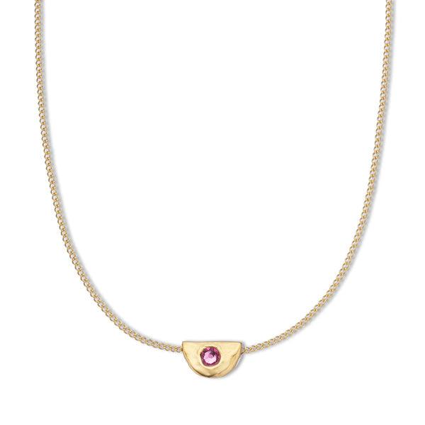 October Pink Birthstone Necklace-Jewellery-Palas-The Bay Room