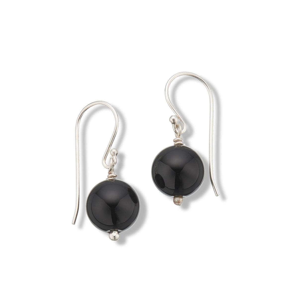 Onyx Healing Gem Earrings-Jewellery-Palas-The Bay Room