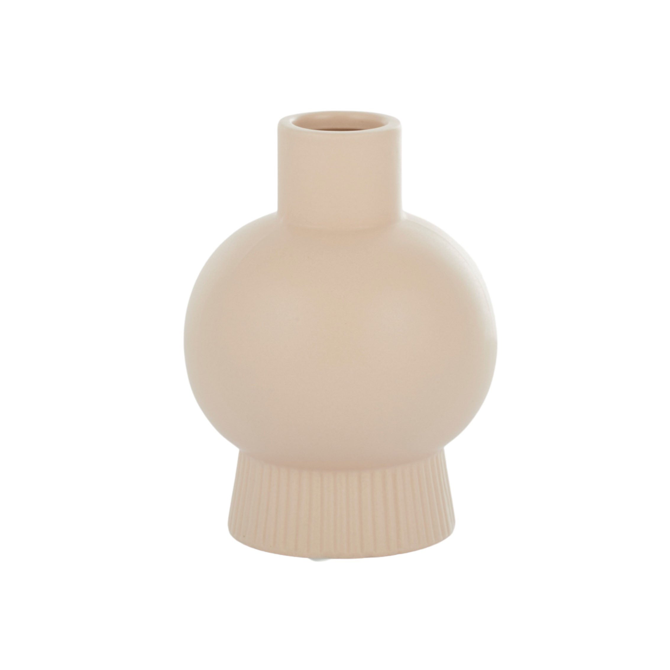 Orbital Ceramic Vase - Light Peach-Pots, Planters & Vases-Coast To Coast Home-The Bay Room