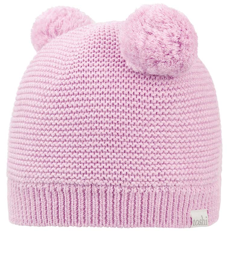 Organic Beanie Snowy Lavender-Hats & Beanies-Toshi-The Bay Room