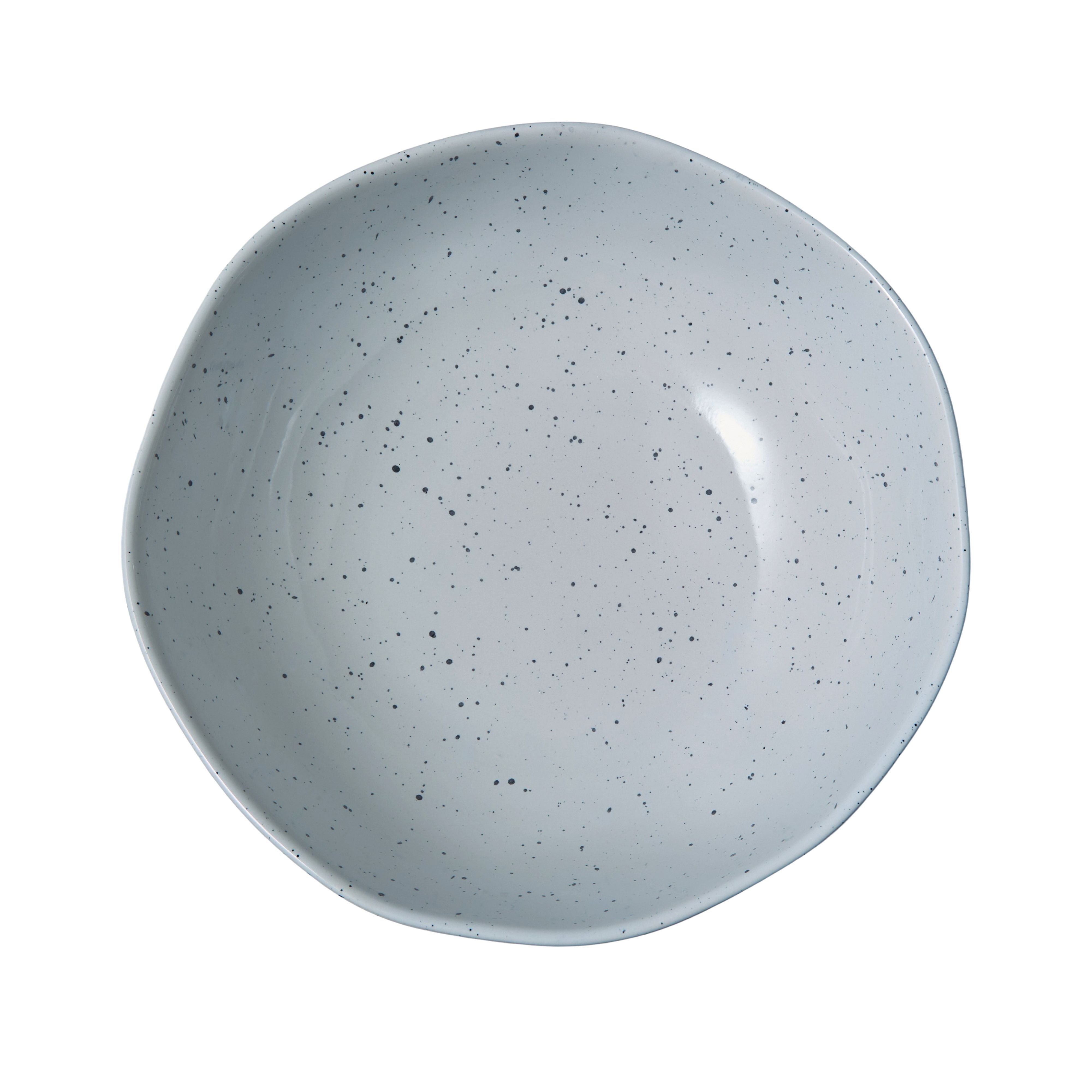 Organic Glazed Bowl - Silver-Dining & Entertaining-Amalfi-The Bay Room