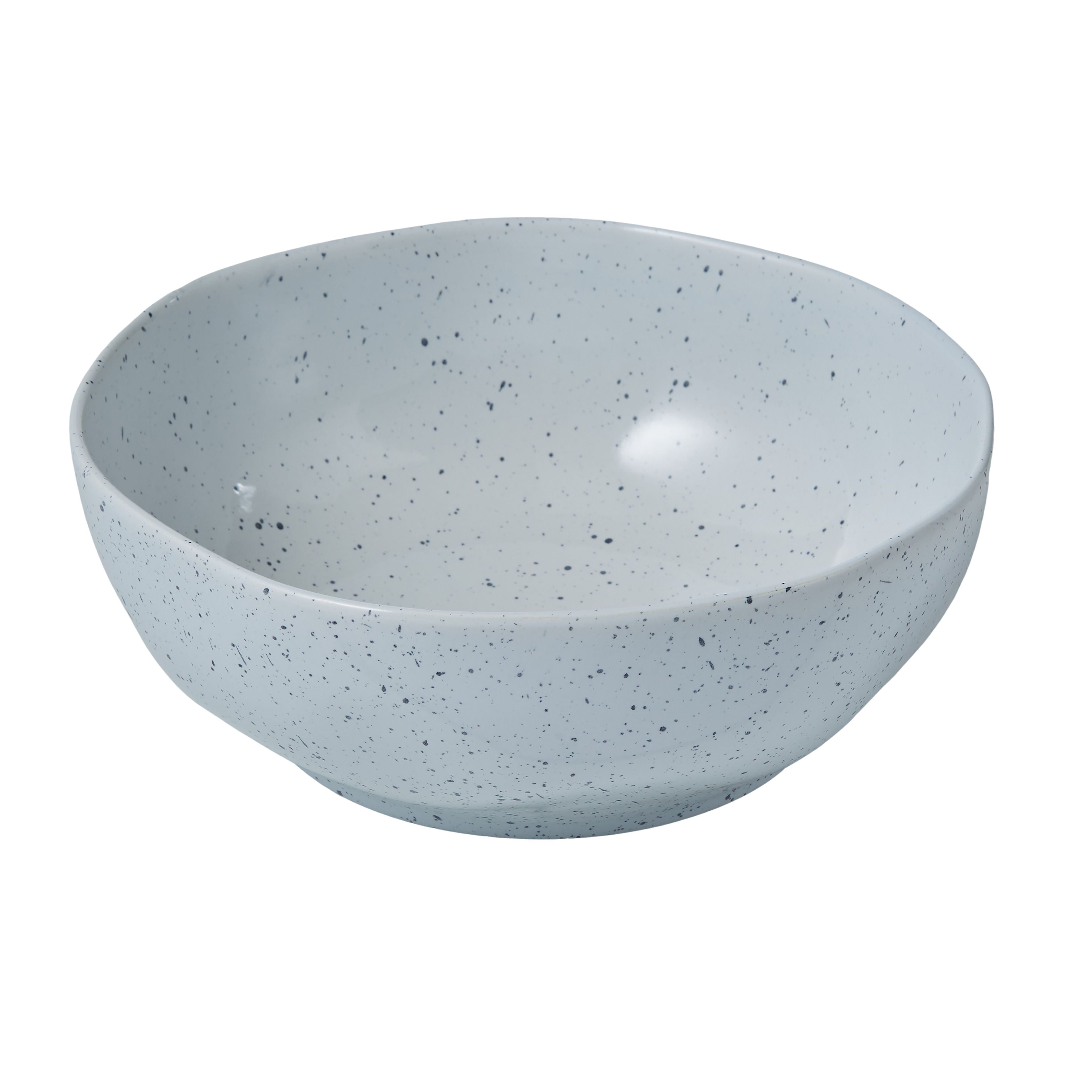 Organic Glazed Bowl - Silver-Dining & Entertaining-Amalfi-The Bay Room