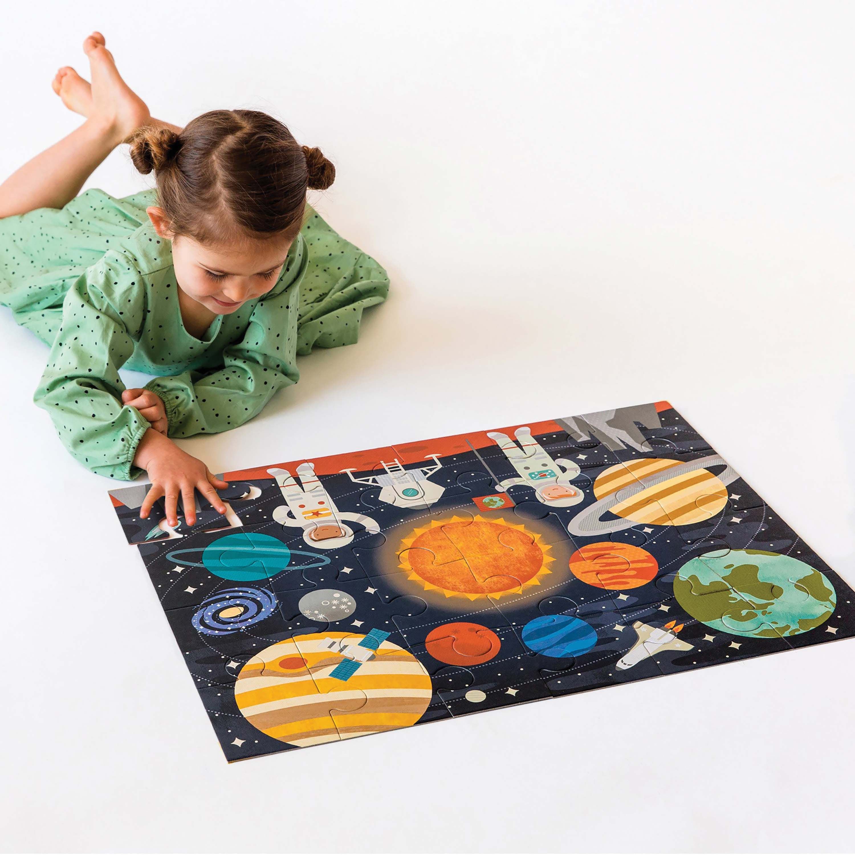 Outer Space Floor Puzzle-Toys-Petit Collage-The Bay Room