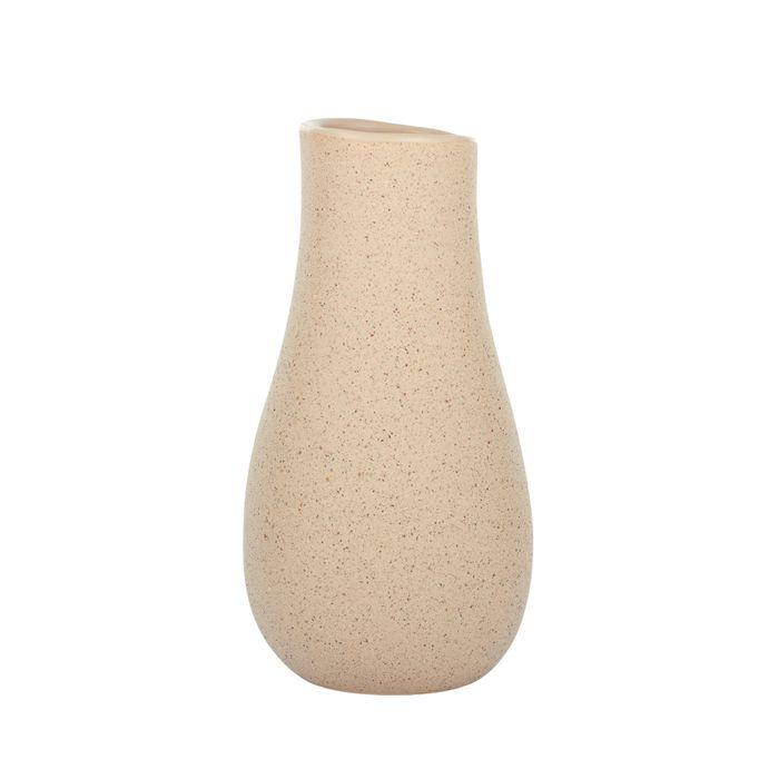 Pitcher Ceramic Vase - Natural-Pots, Planters & Vases-Coast To Coast Home-The Bay Room