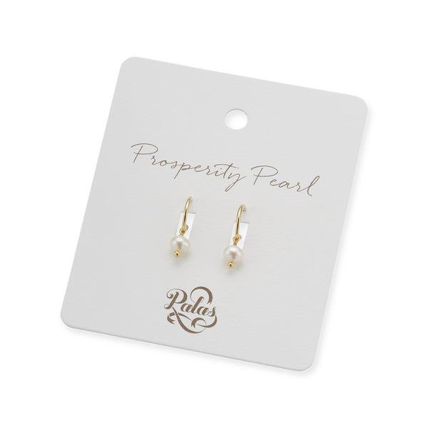 Prosperity Pearl Hoop Earrings-Jewellery-Palas-The Bay Room