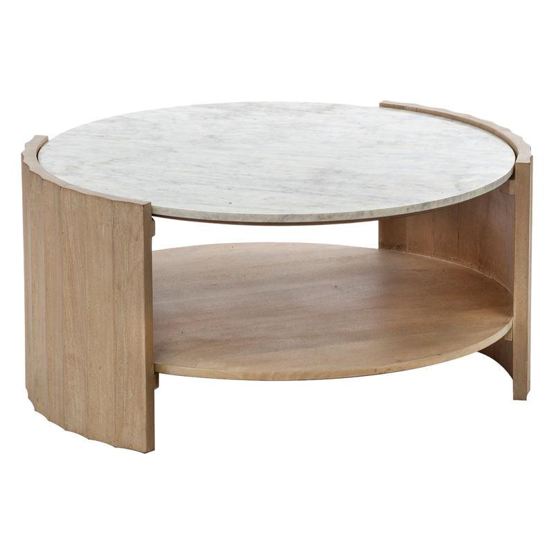 Republica Coffee Table - White/Natural-Furniture-Amalfi-The Bay Room