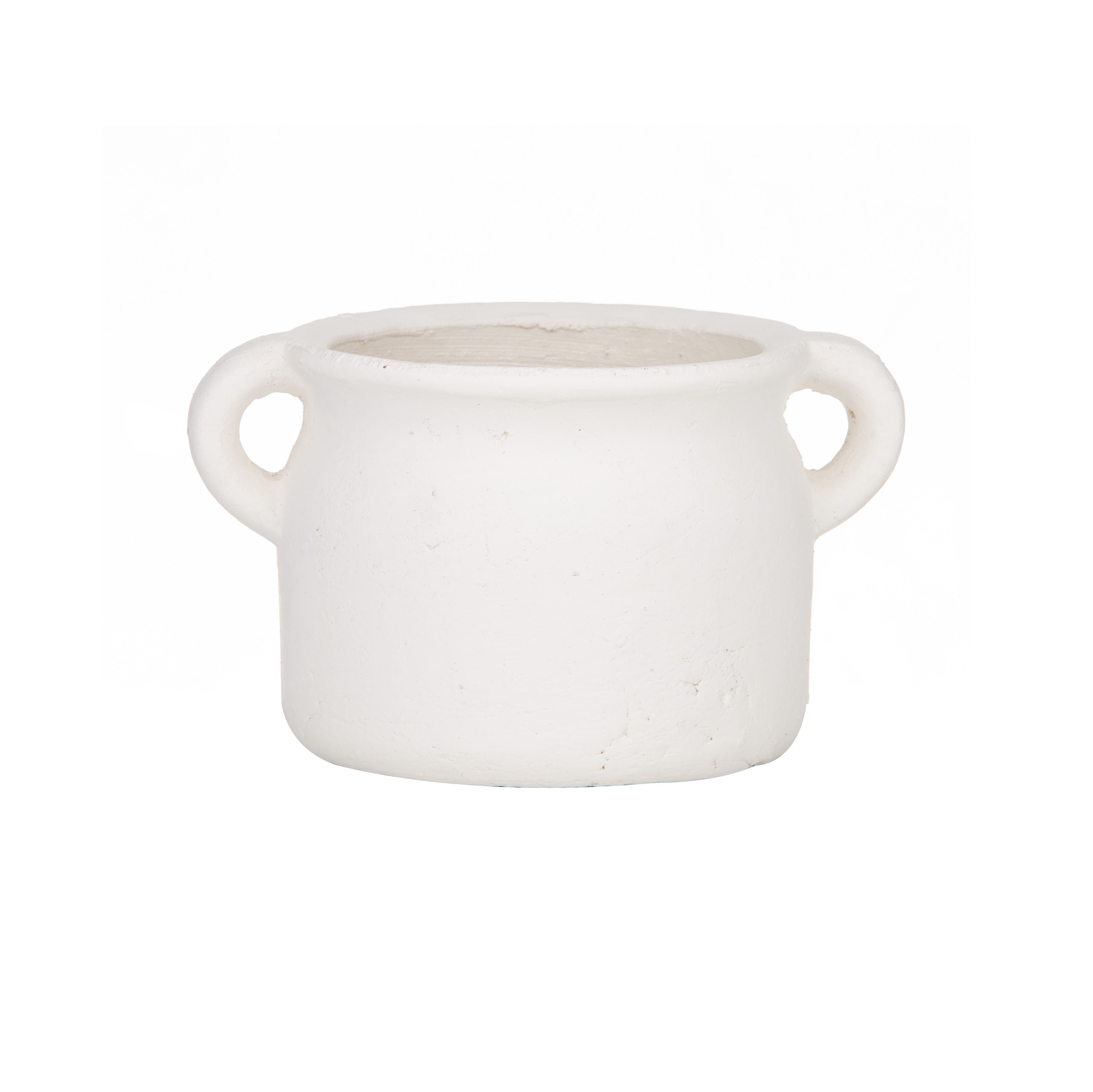 Rosario Pot - White - 11cm-Pots, Planters & Vases-Rogue Home-The Bay Room