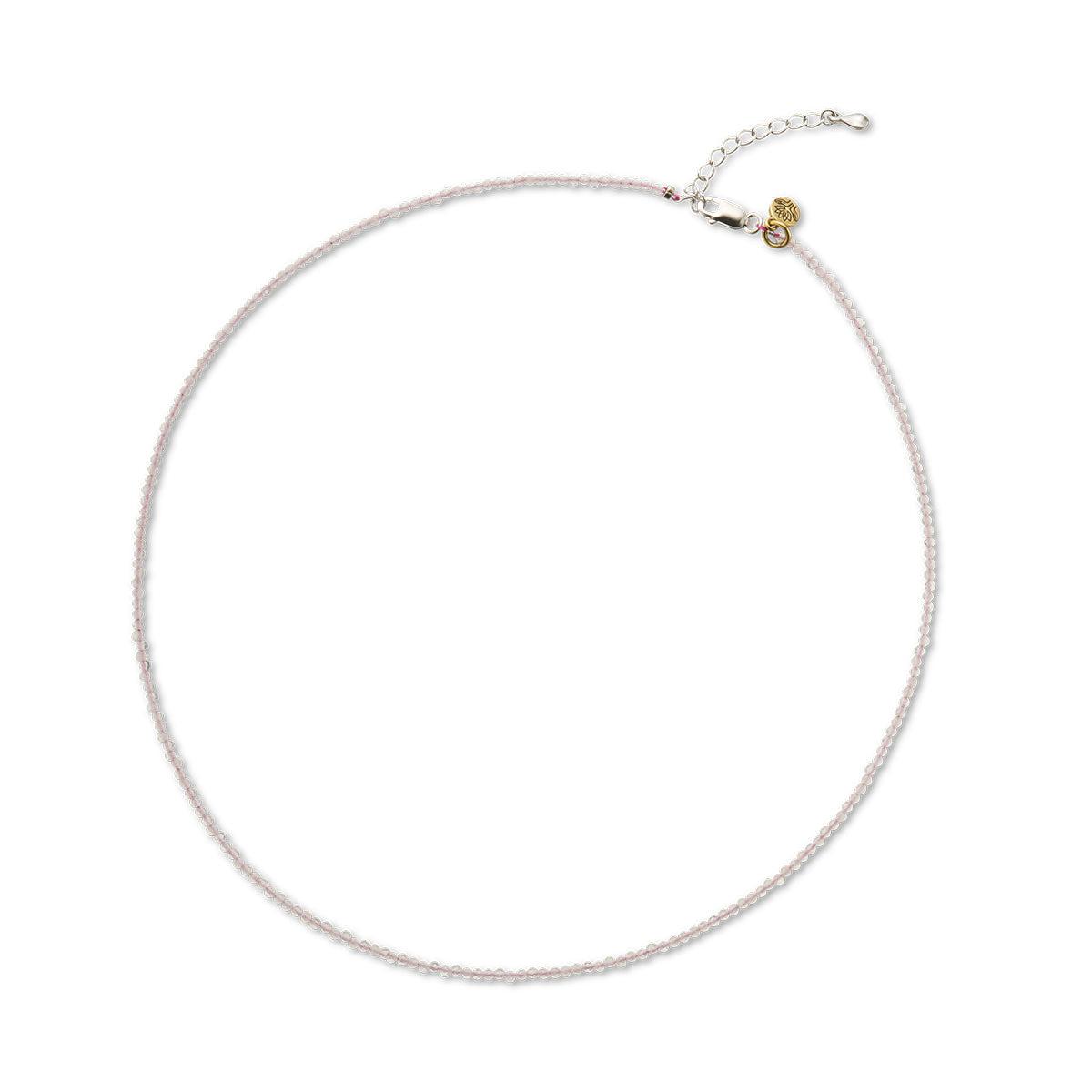 Rose Quartz Empower Gem Necklace-Jewellery-Palas-The Bay Room