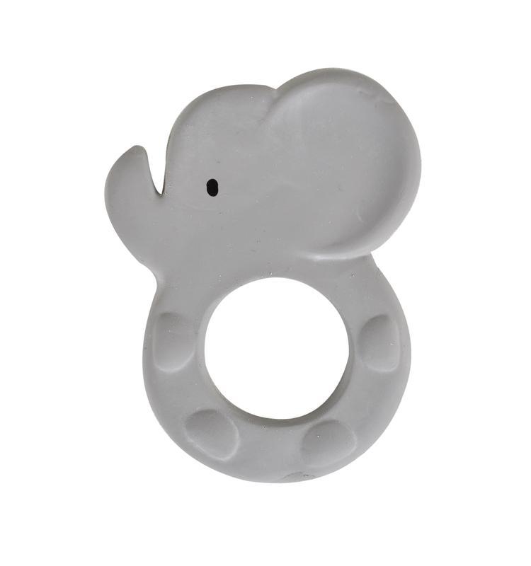 Rubber Elephant Zoo Teether-Nursery & Nurture-Tikiri-The Bay Room