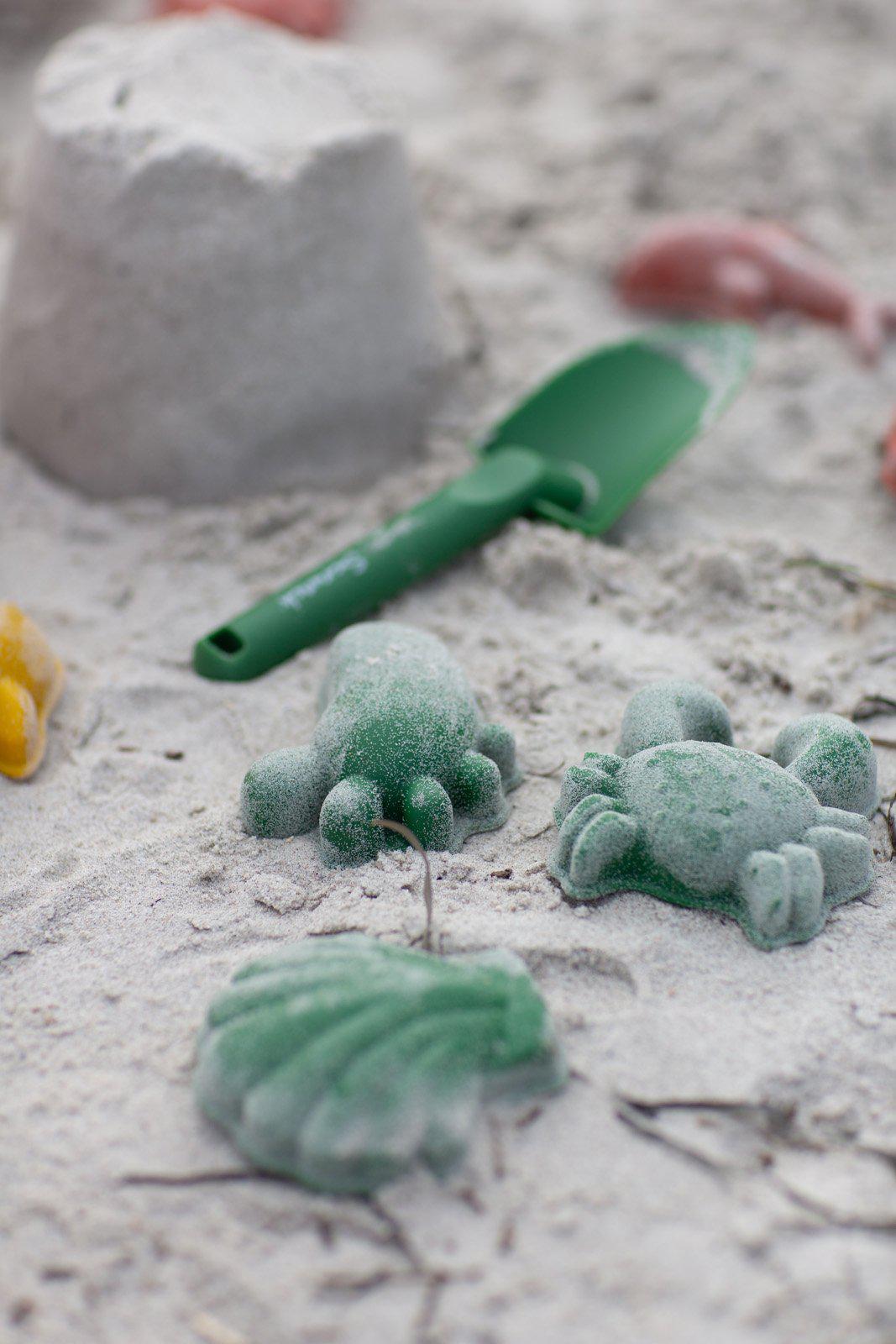 Scrunch Sand Moulds - Dark Moss Green-Toys-Scrunch-The Bay Room