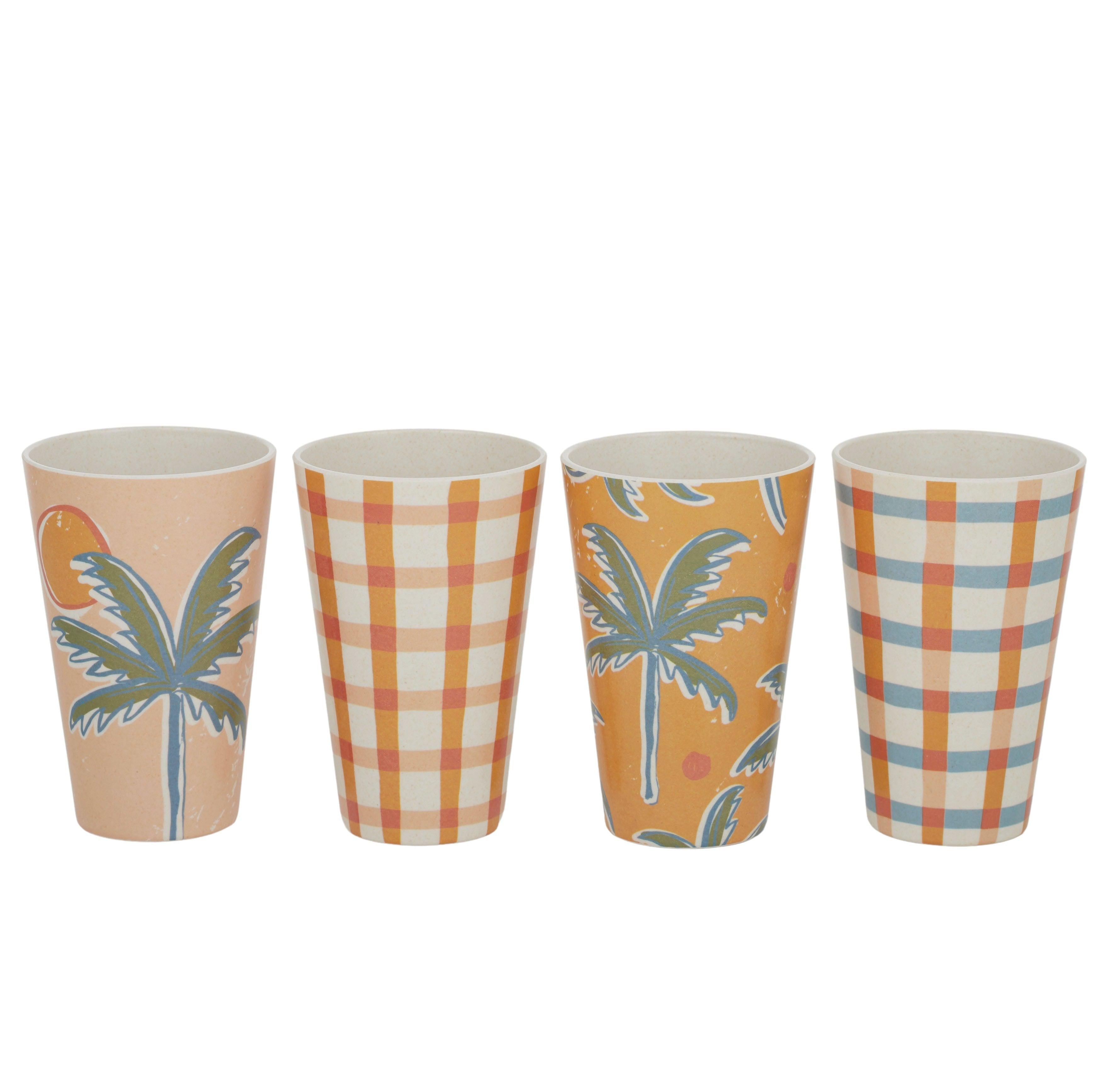 Sol Bamboo Fibre Cup - 4 Asst-Dining & Entertaining-Coast To Coast Home-The Bay Room