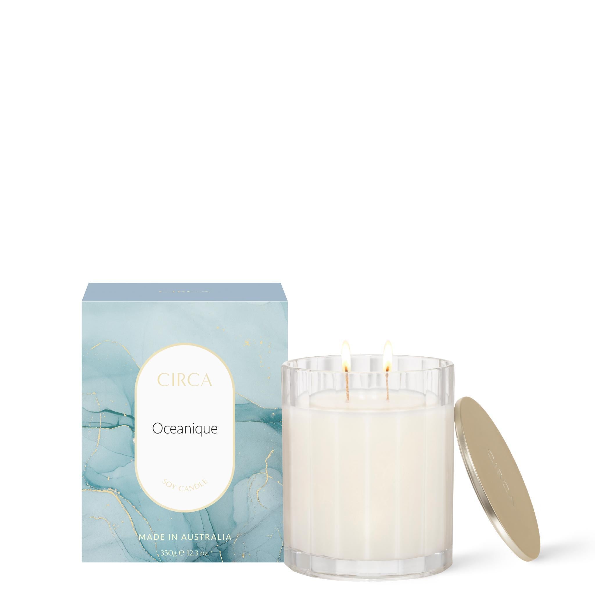 Soy Candle 350g - Asst Fragrance-Candles & Fragrance-Circa-Oceanique-The Bay Room