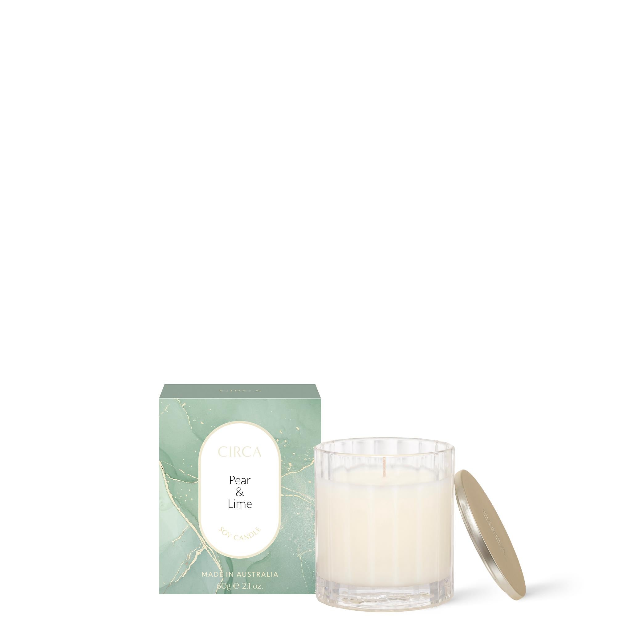 Soy Candle 60g - Asst Fragrance-Candles & Fragrance-Circa-Pear & Lime-The Bay Room