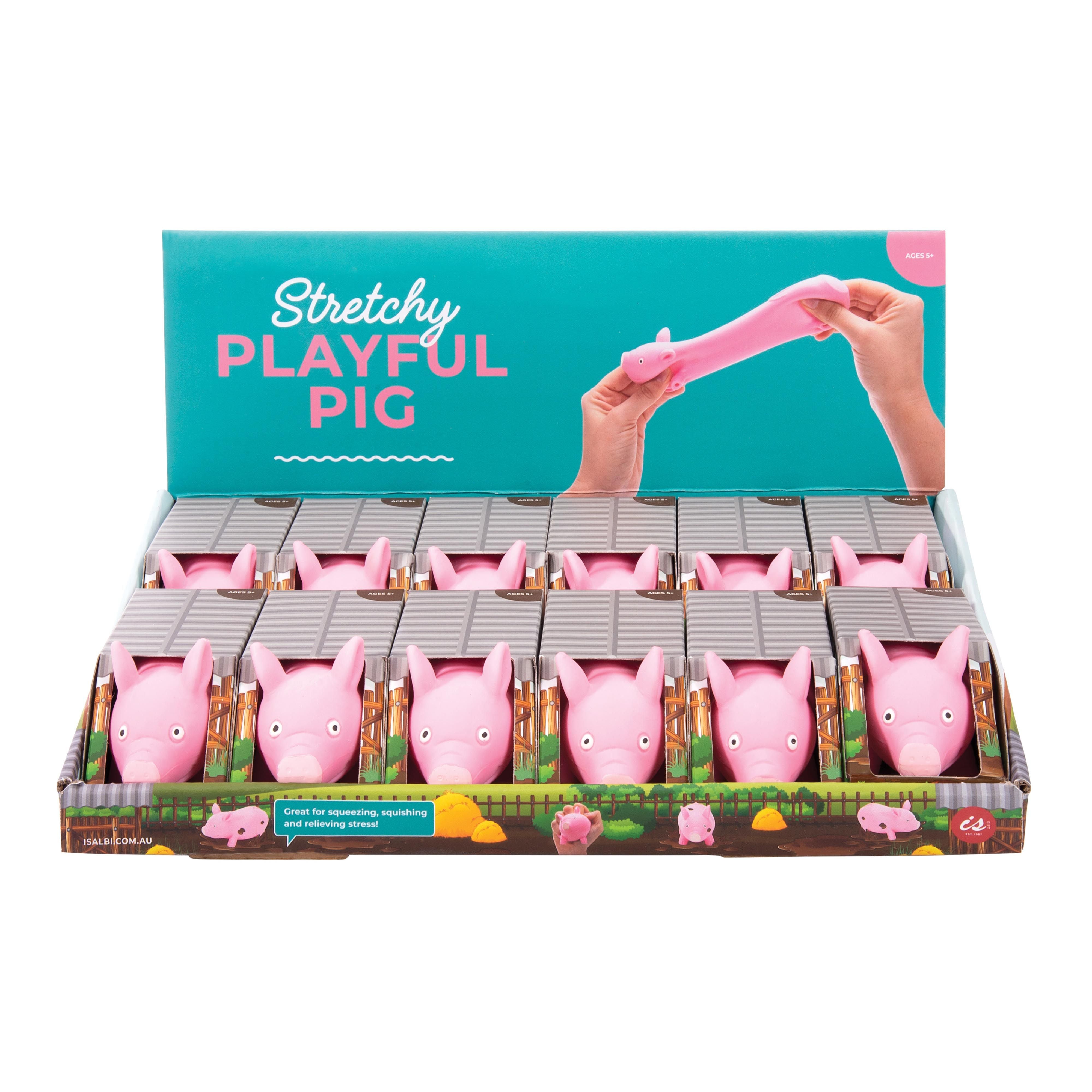 Stretchy Playful Pig-Toys-IS Gift-The Bay Room