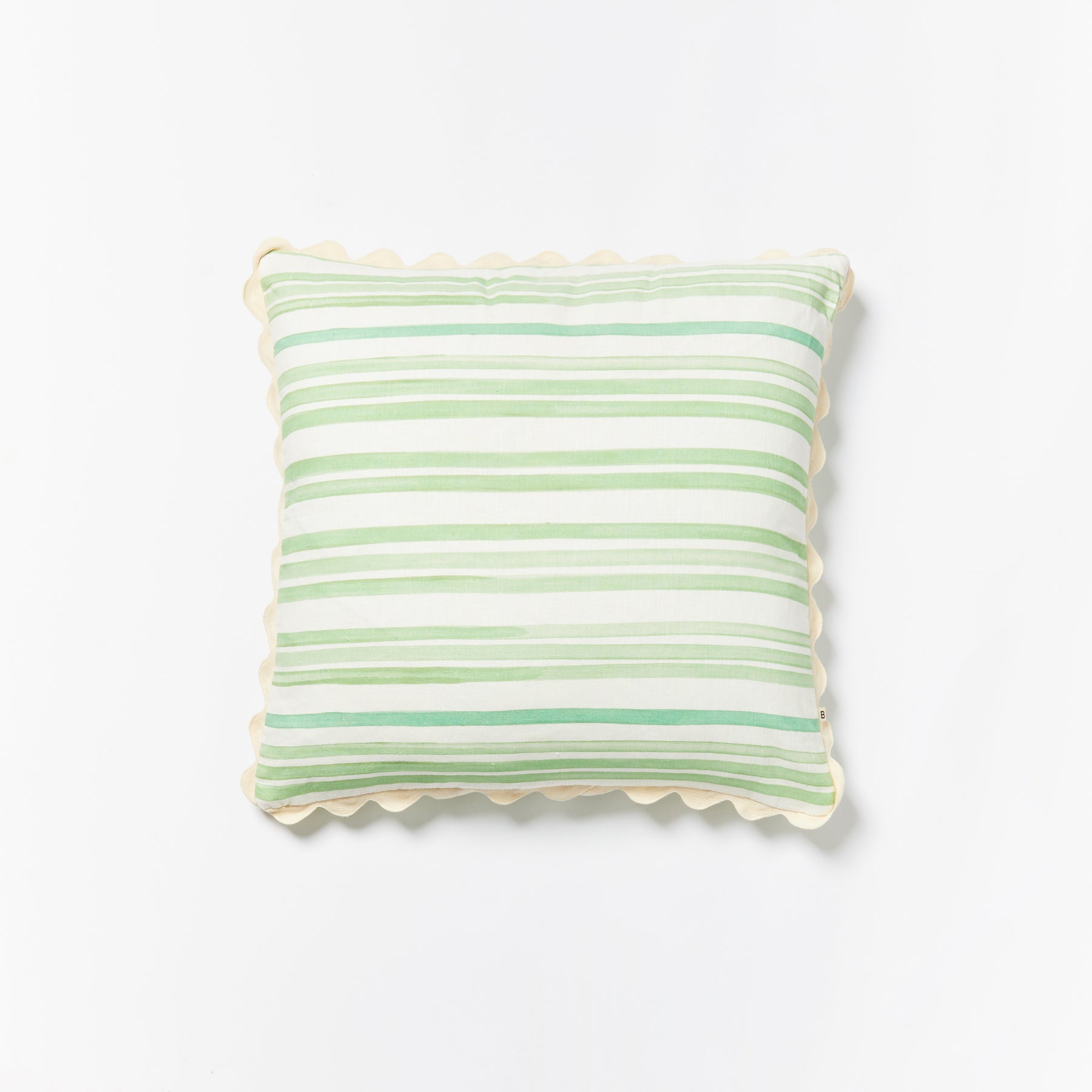 Stripe Green Cushion 60cm-Soft Furnishings-Bonnie & Neil-The Bay Room