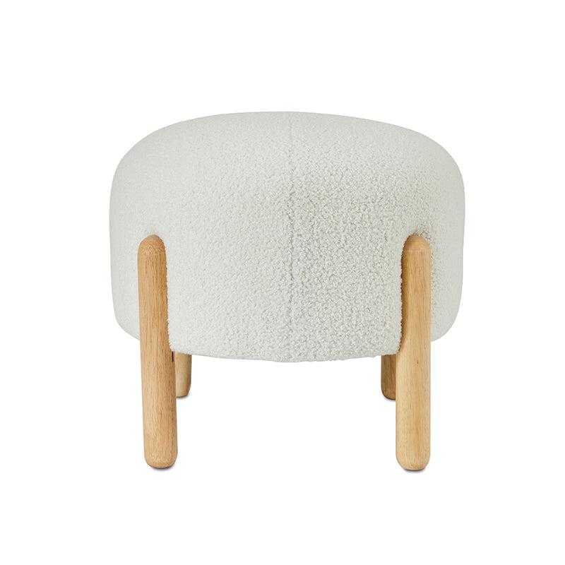 Trenton Cream Ottoman-Furniture-Madras Link-The Bay Room