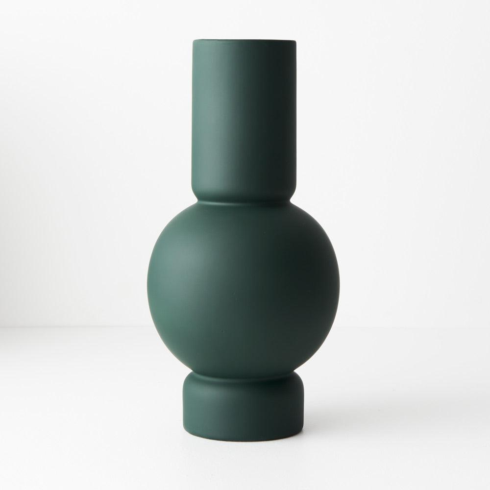 Vase Isobel 35.5cm - Emerald-Pots, Planters & Vases-Floral Interiors-The Bay Room