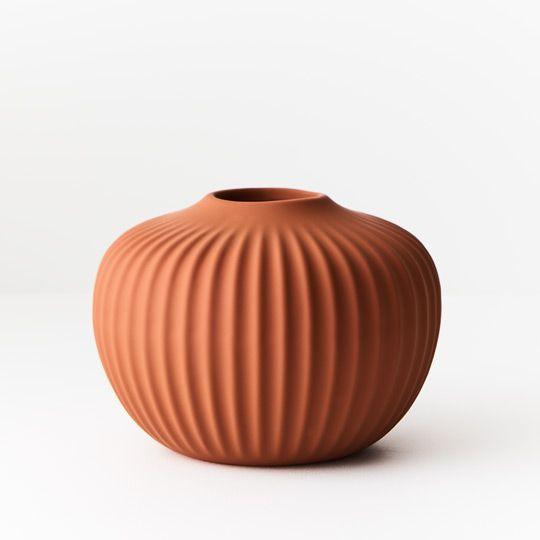 Vase Taza - Tangerine - 11cm-Pots, Planters & Vases-Floral Interiors-The Bay Room