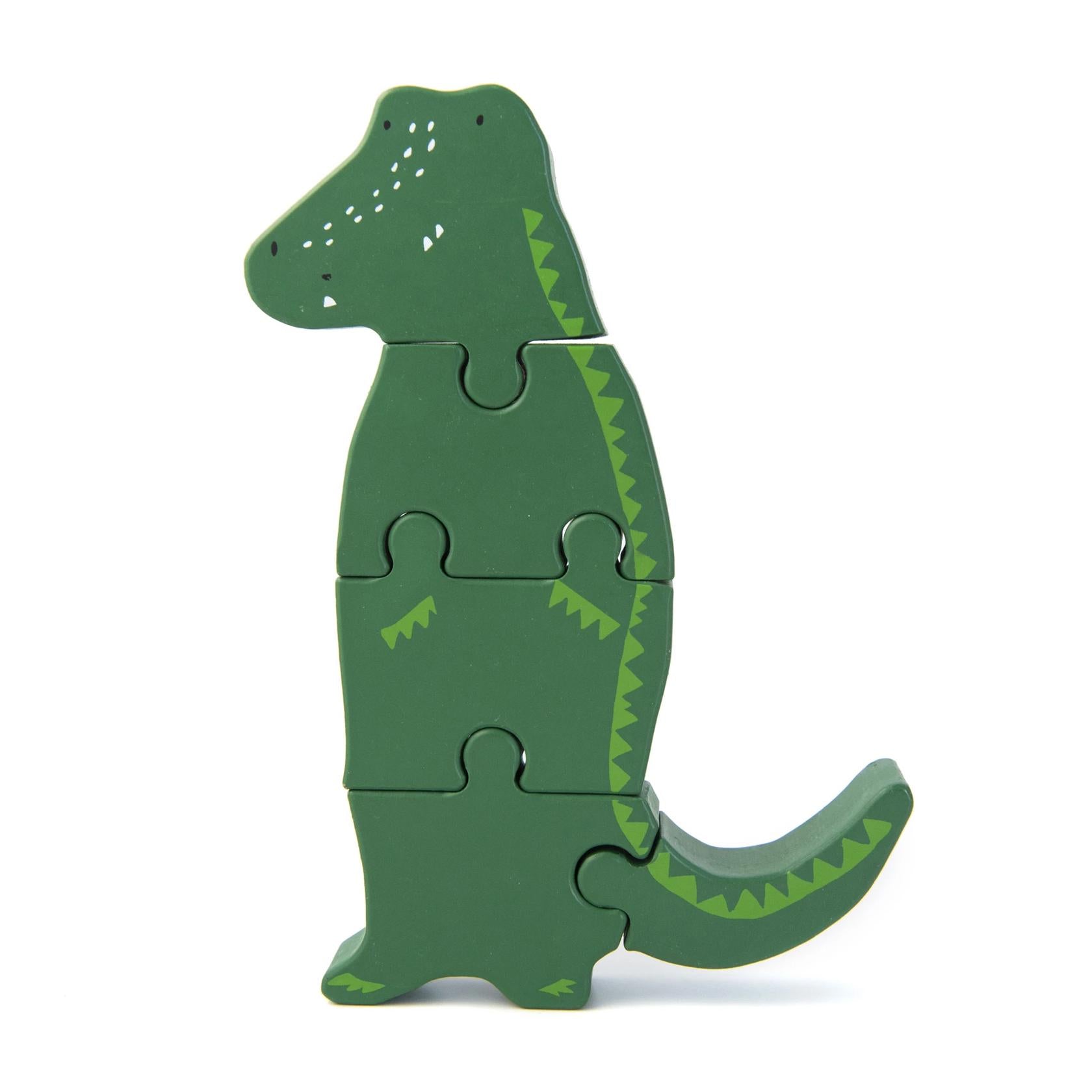 Wooden Body Puzzle - Mr. Crocodile-Toys-Trixie-The Bay Room