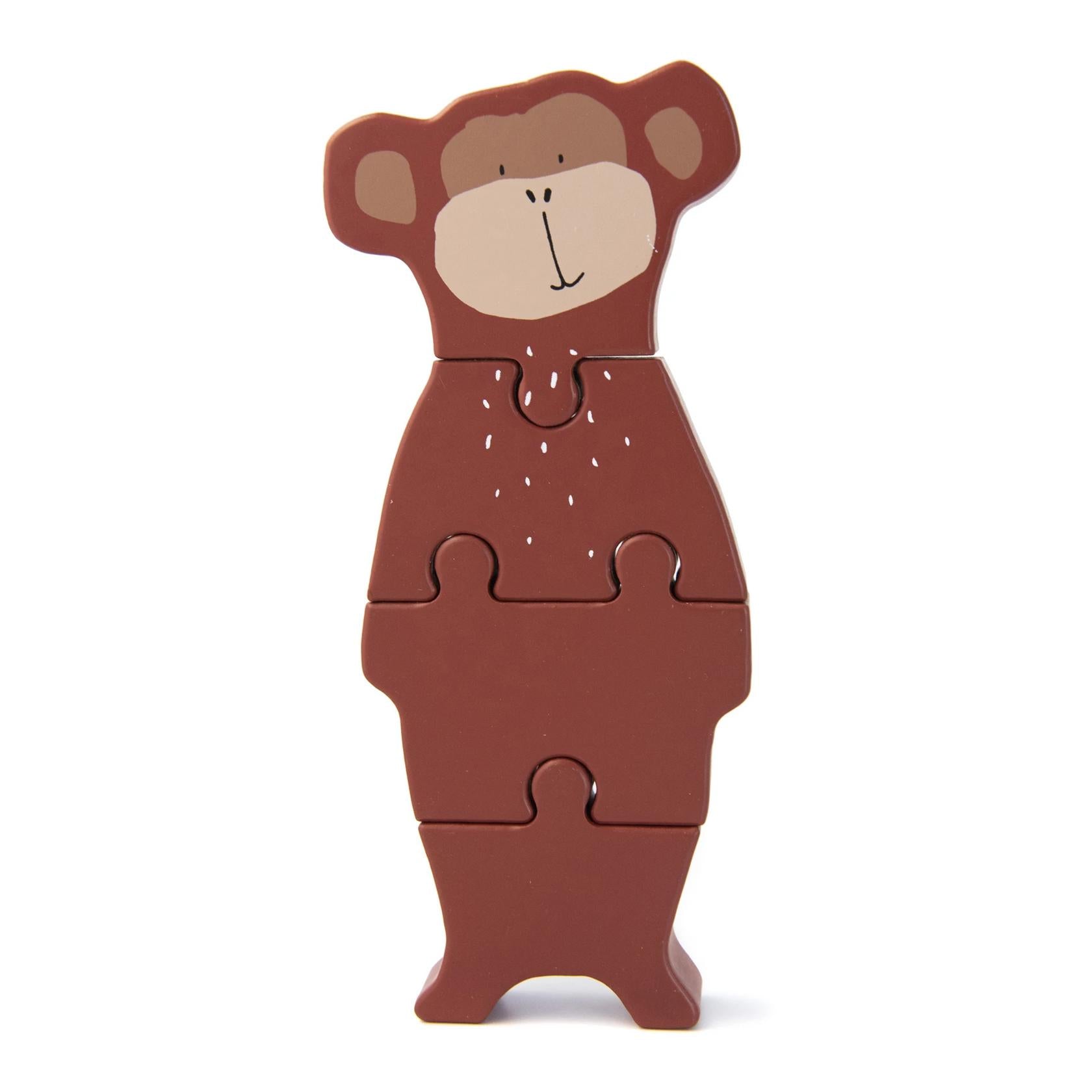 Wooden Body Puzzle - Mr. Monkey-Toys-Trixie-The Bay Room