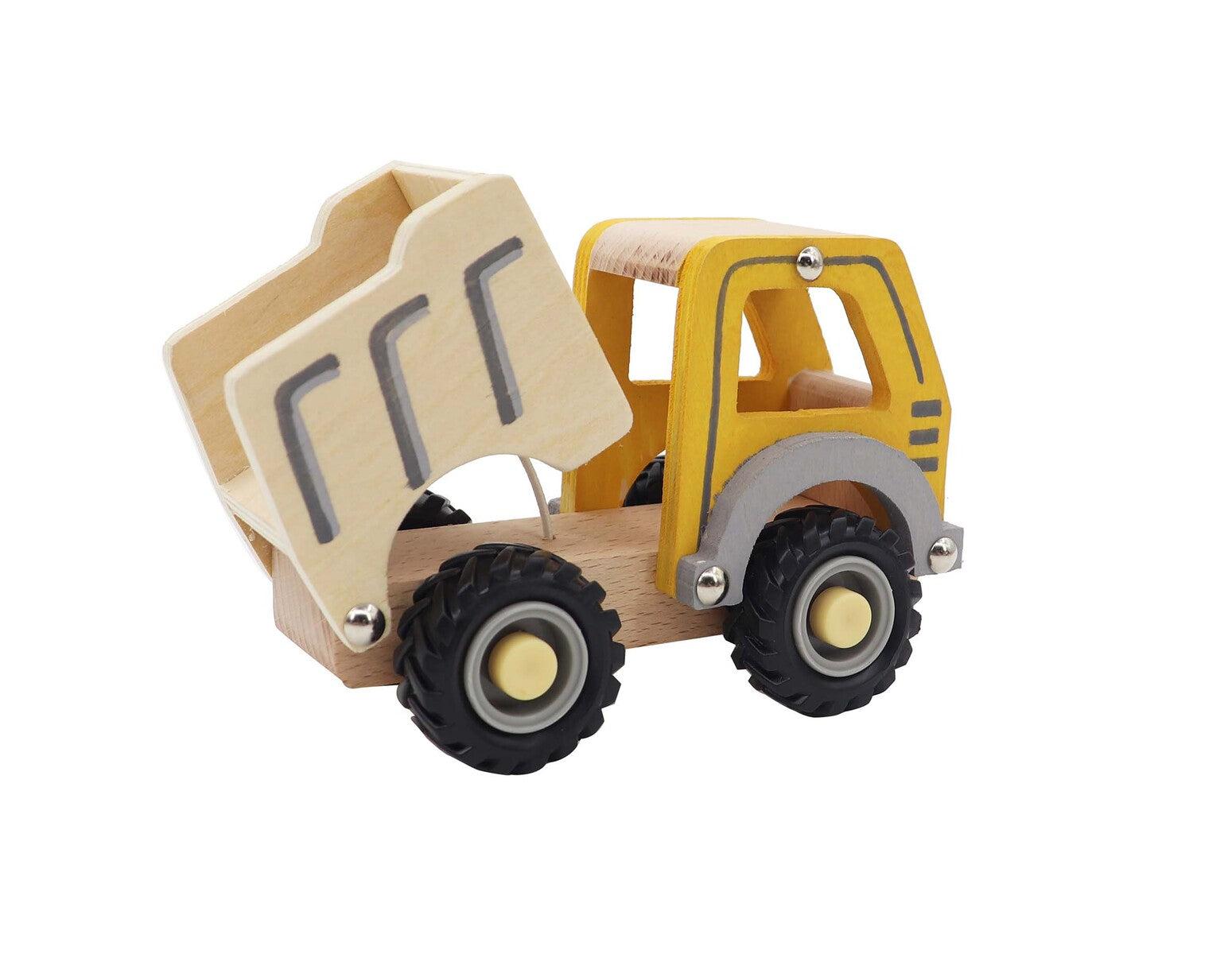 Wooden sales dump truck