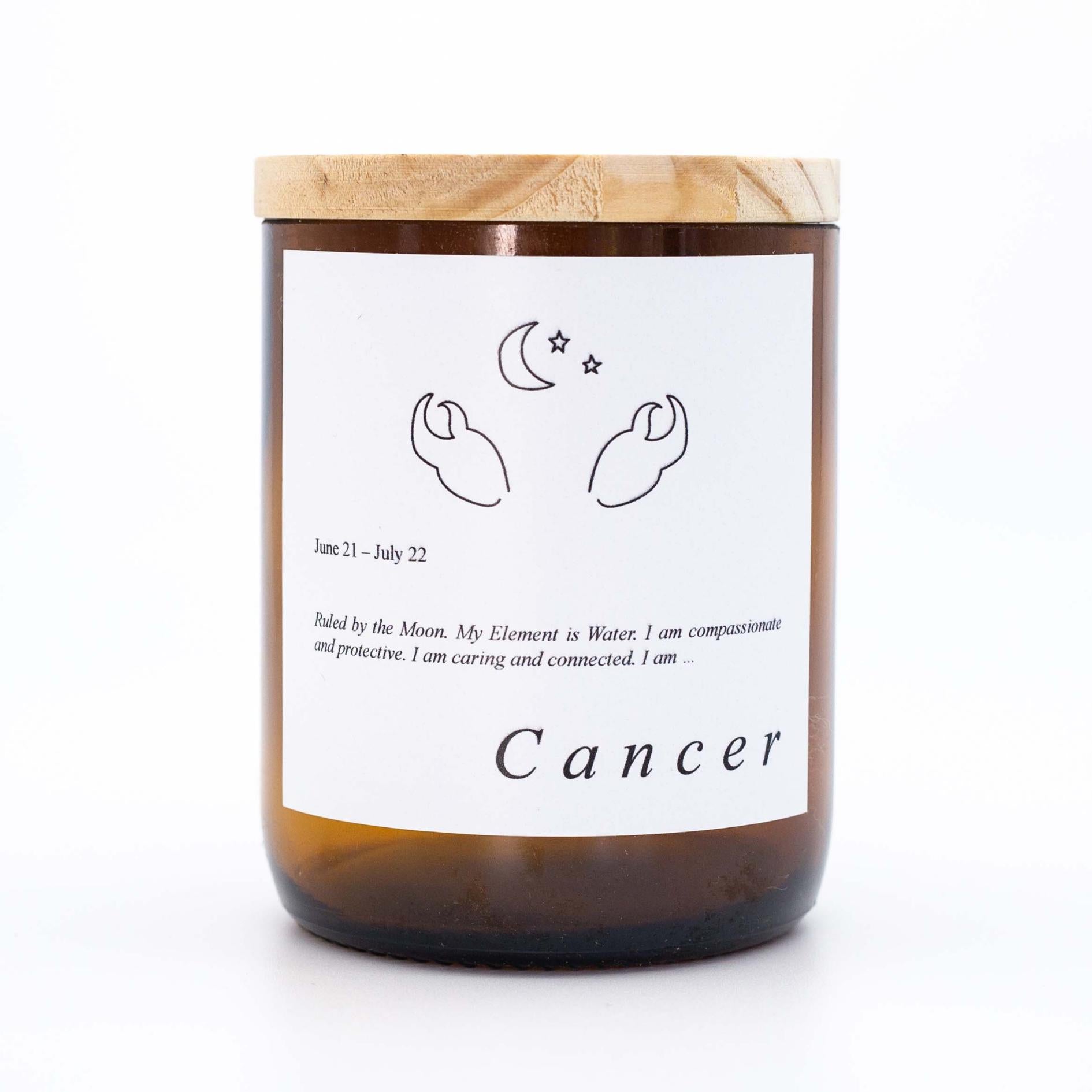 Zodiac Mid Soy Candle - Cancer-Candles & Fragrance-The Commonfolk Collective-Himalayas-The Bay Room