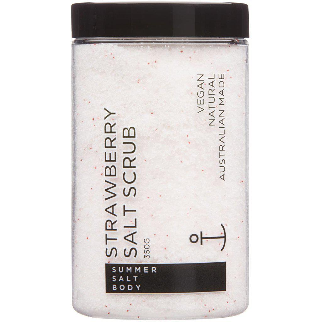 Strawberry Salt Scrub - 350g Tub-Beauty & Well-Being-Summer Salt Body-The Bay Room